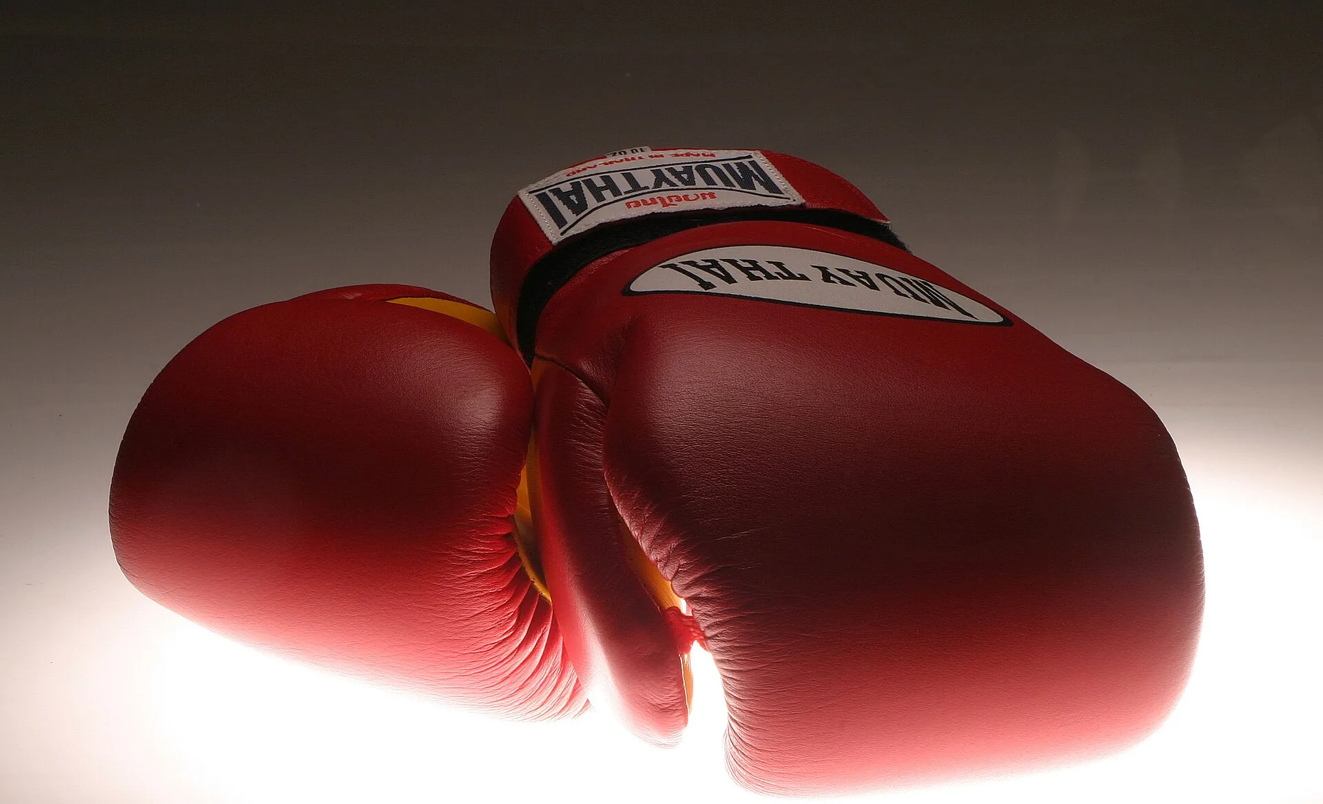 Ein Paar Muay-Thai-Handschuhe